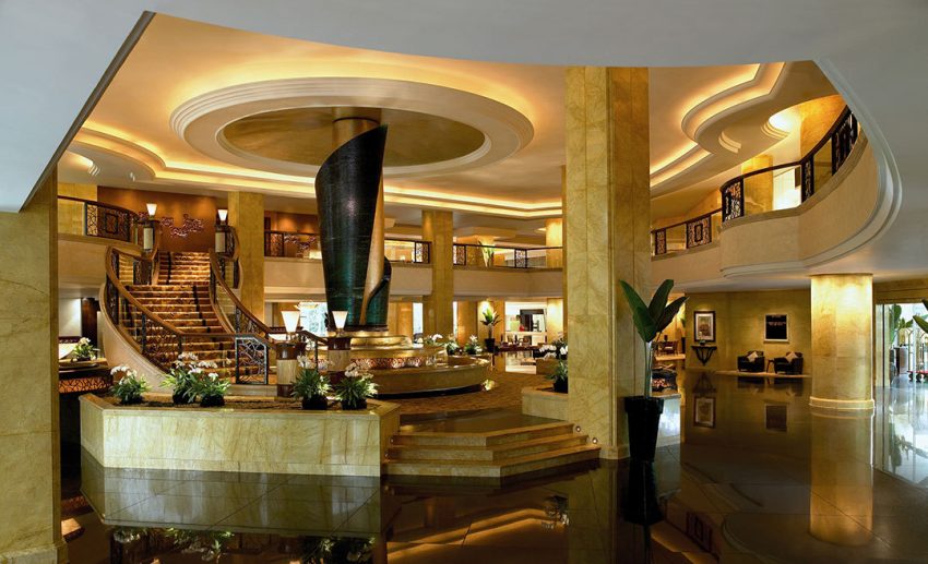Shangri-La Kuala Lumpur Lobby. (Courtesy of Shangri-La KL.)