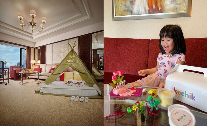 Kid's Tent, Shangri-La Kuala Lumpur. Kid's play toys.