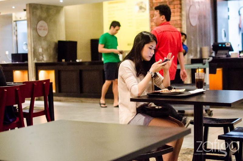 Publika's food court allows you the comfort of choice, affordability without feeling out of place alone