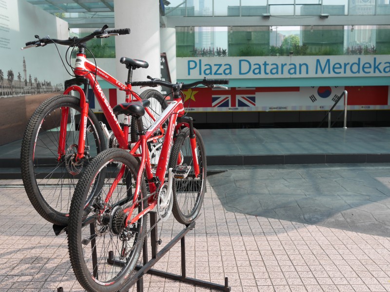 Bicycle rental at Plaza Dataran Merdeka