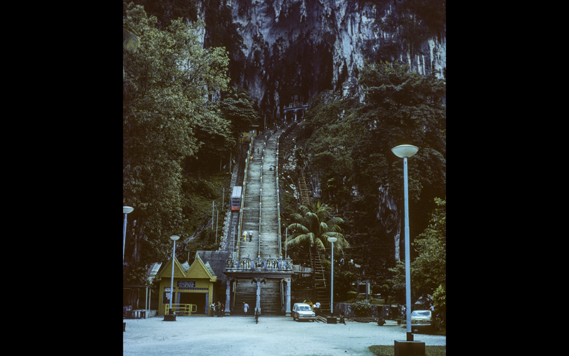 "Climb those stairs: Shrine up in the hills – about 270 stairs." 