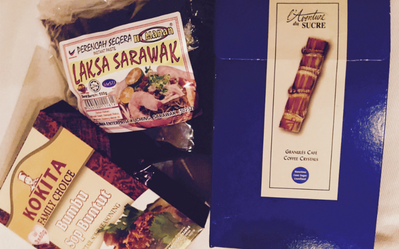 Soup spices from Indonesia, noodle paste from Sarawak, Malaysia and sugar from Mauritius (Pic credit: Anita Ahmad) 