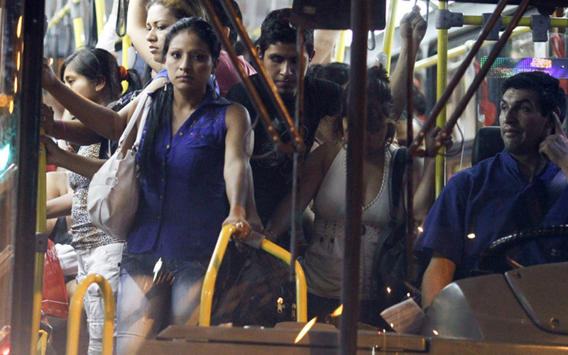 Three Latin American capitals were named the least safe transport systems for women (Pic credit: Enrique Castro-Mendivi/Reuters)