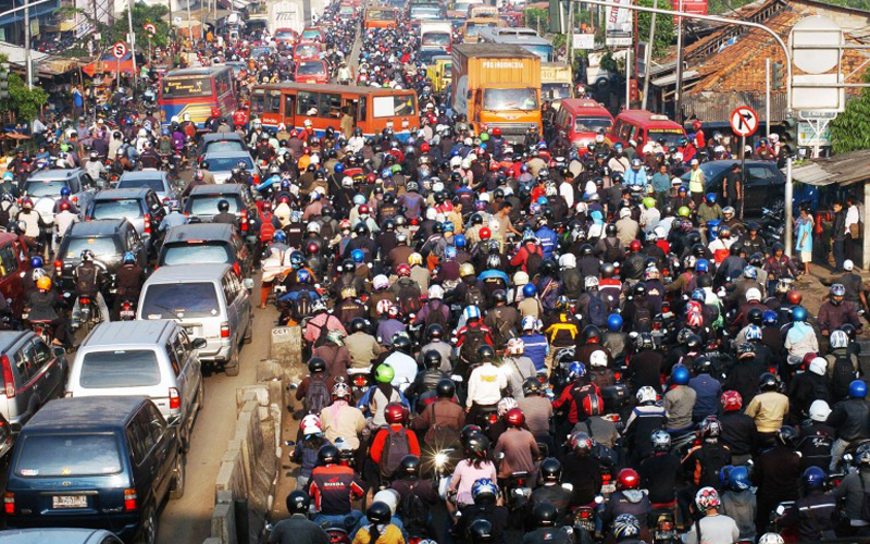 Jakarta has one of the worst traffic in the world. (Pic credit: www.airliners.net)