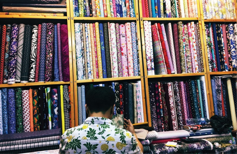 Jakarta is fabric paradise. (Pic credit: The Melange)