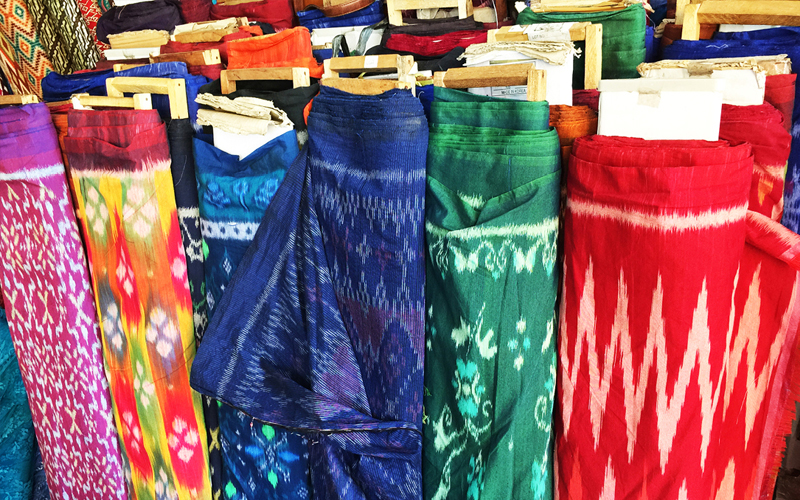 Cloths with Indonesia designs. (Pic credit: The Melange)