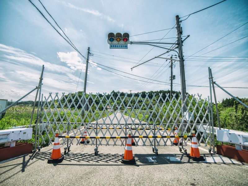 One of the barricades in Okuma town (Pic credit: Keow Lee Loong Photography)