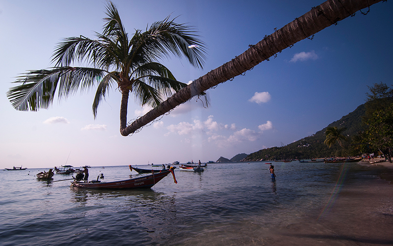 Sairee beach is located in Koh Tao (Photo credit: irumge/Flickr)
