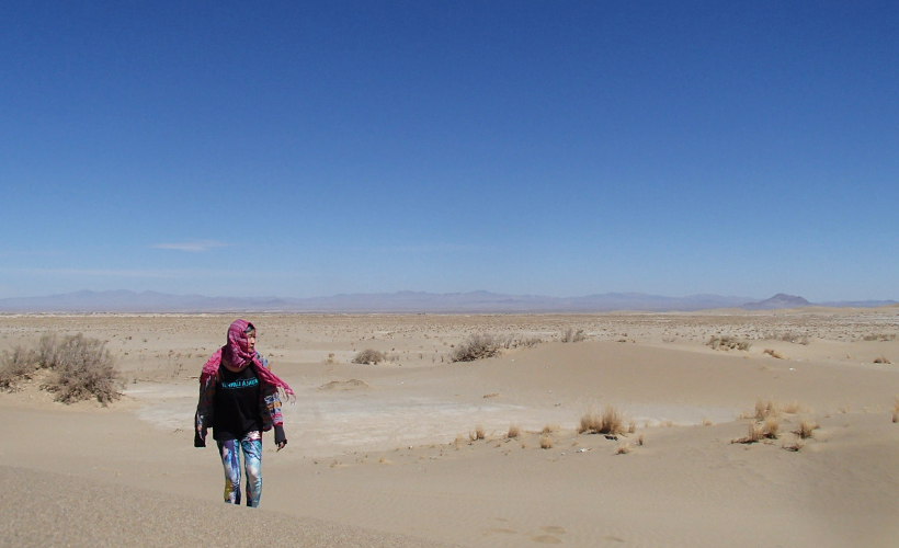 Wandering in the Varzaneh Desert located in Isfahan province of Iran (Photo credit: Petrina Thong) 