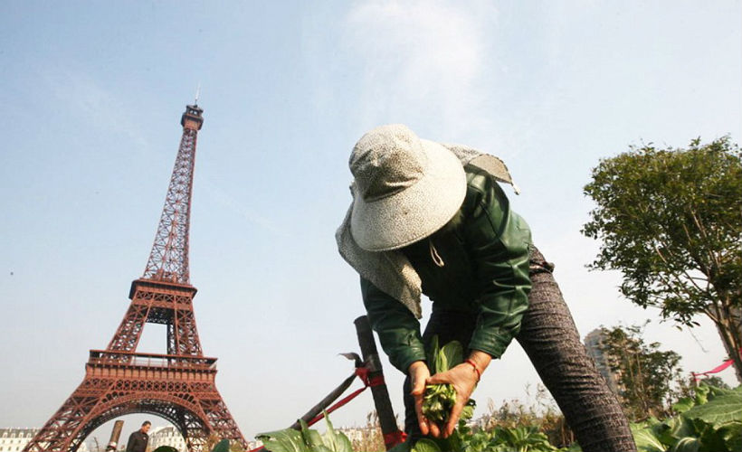 A 'fake' Paris you can see in China