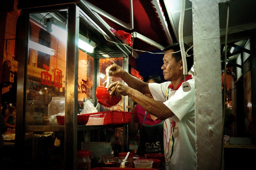 melaka noodle stall flickr