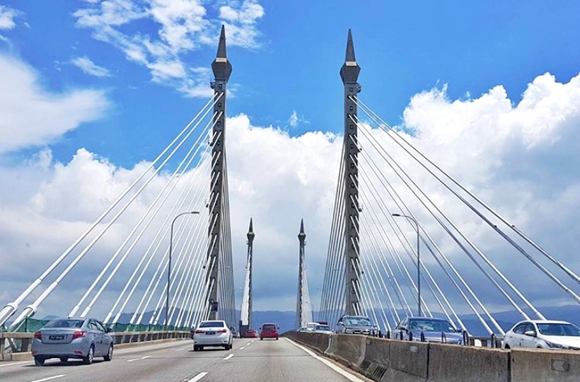 The view from Penang Bridge (Photo credit:  Instagram @raymondtsk8878) The view from Penang Bridge (Photo credit: Instagram @raymondtsk8878)