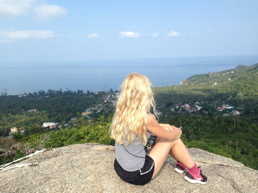 Enjoying the view in Phi Phi Island