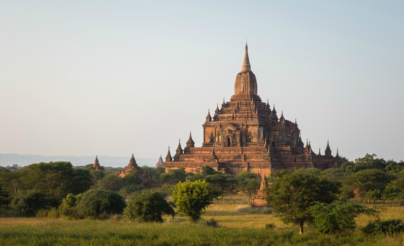 Similar to the Thatbyinnyu Temple in design, Sulamani Temple is one of the most visited in Bagan