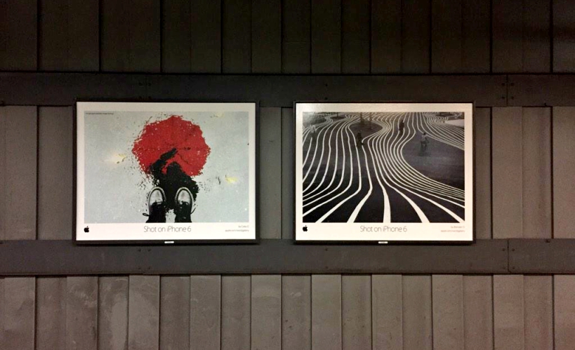 Brendan's photograph (left) that was part of the Apple World Gallery that showcased on billboards and posters around the world. (Photo Credit: Brendan Ó Sé)