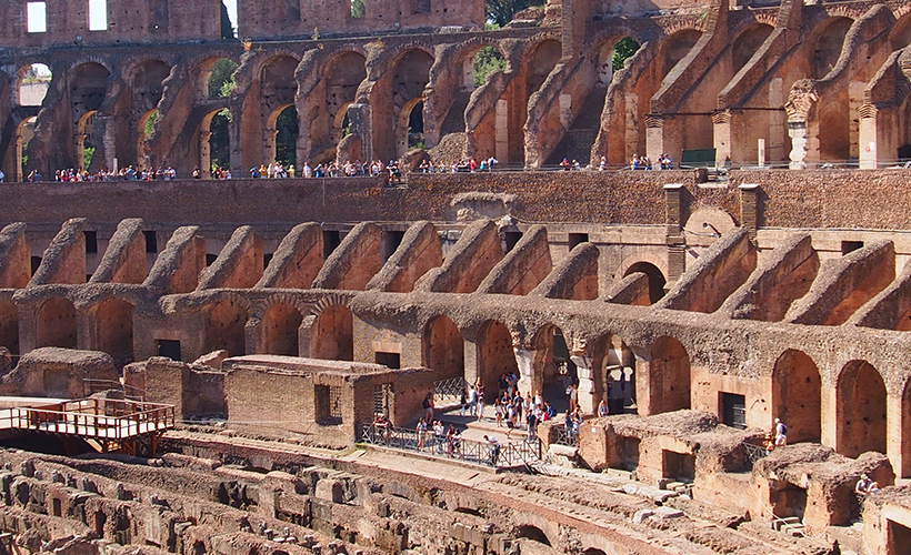 A glimpse into the Colosseum
