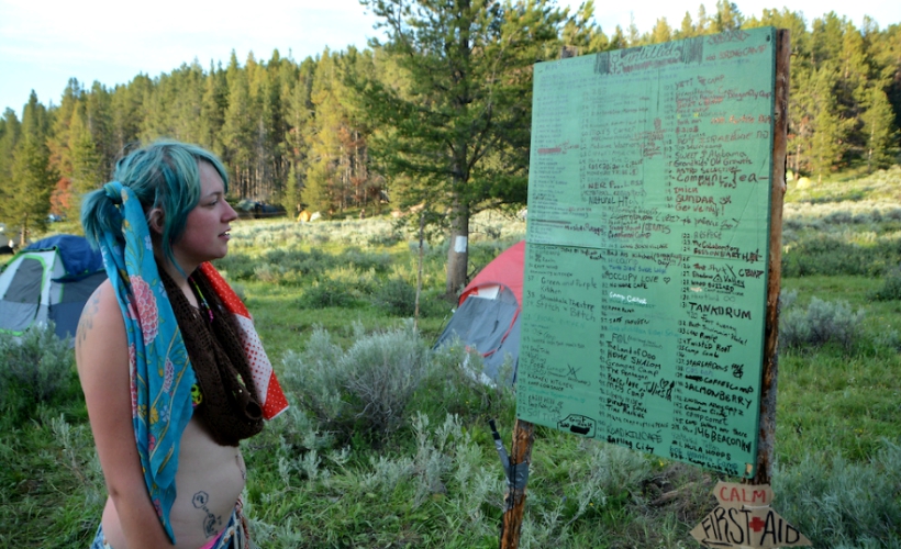 The Rainbow Gathering as pictured by Kate Harnedy