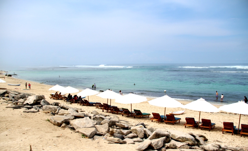 A newly area built for tourism at Pandhawa Beach, Bali by Lavinia Elysia