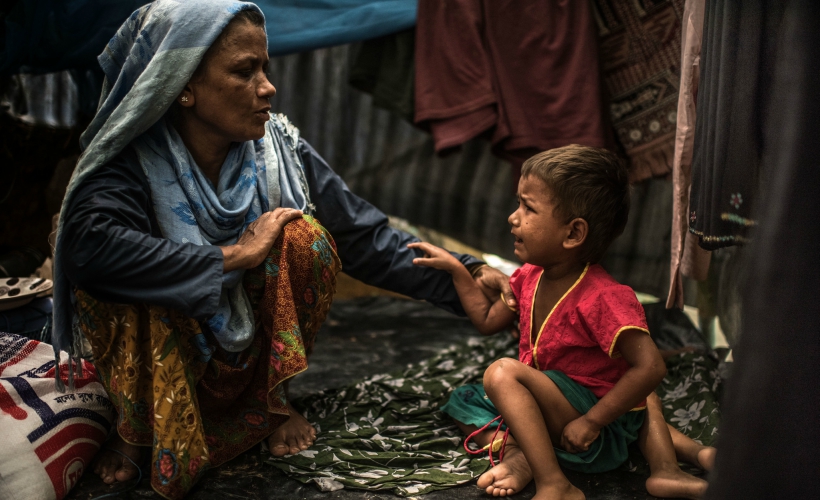 More than 500,000 people are estimated to have fled to Bangladesh escaping violence in Myanmar (Photo Credit: Flickr / CAFOD Photo Library)