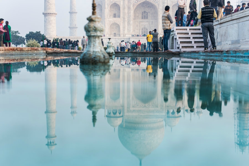 Taj Mahal Reflections. (Photo Credit: Flickr / MilenamPhoto)