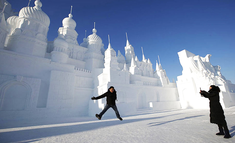 You too will want to jump for joy when you lay eyes on the stunning snow sculptures! https://www.demilked.com/2015-international-ice-and-snow-festival-harbin-china/ 