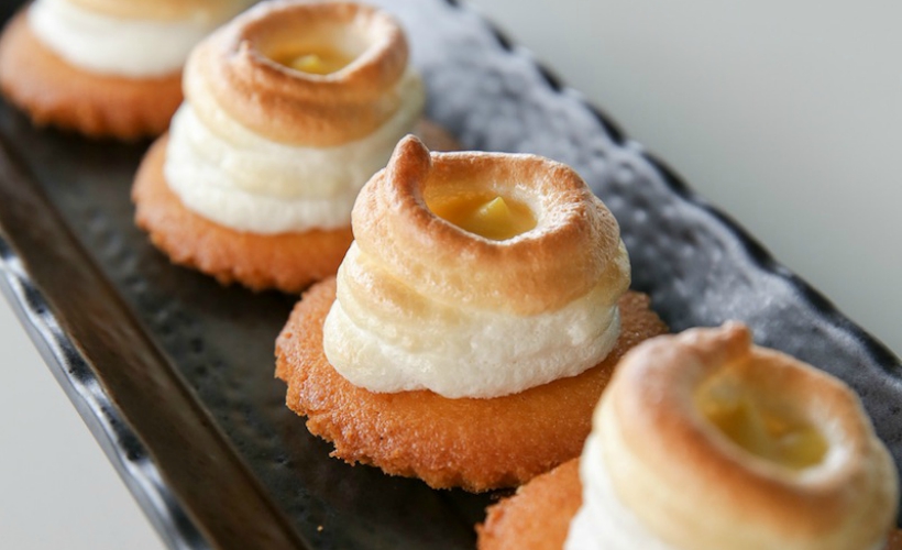 UFO tarts is unique to Sandakan where a butter cake base is topped with meringue and custard. (Photo Credit: Malay Mail Online / Choo Choy May)