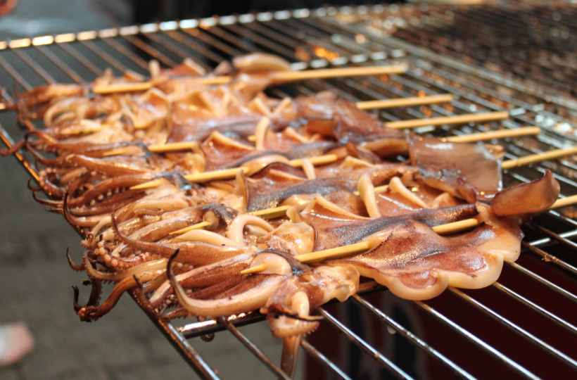 korean street food squid