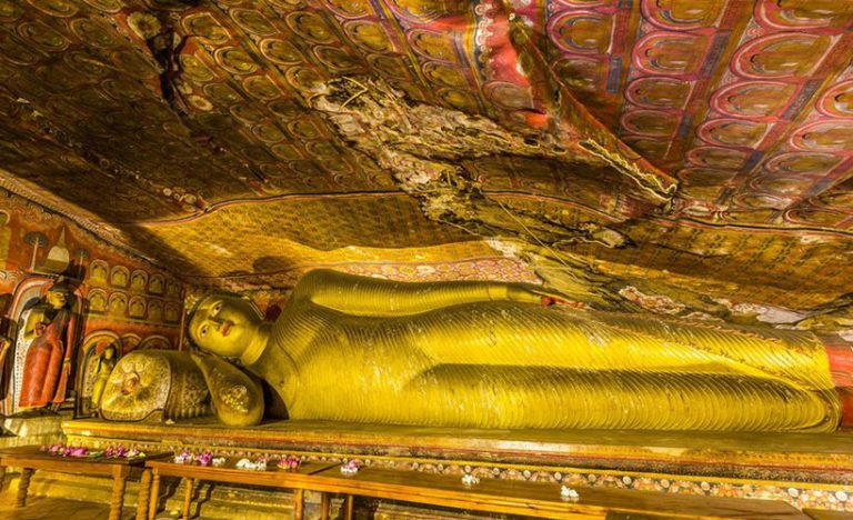 The Dambulla Royal Cave Temple In Sri Lanka