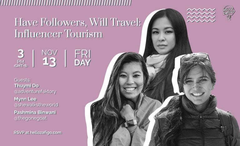 Hello Zafigo Session #11 | Have Followers, Will Travel: Influencer Tourism