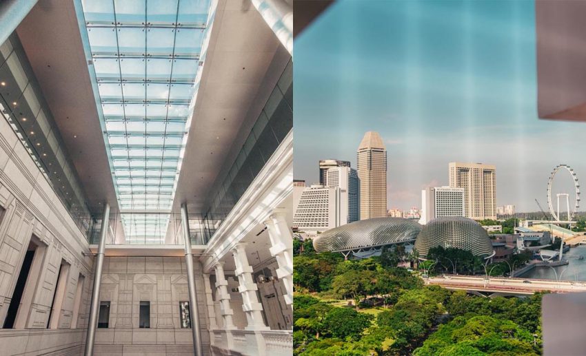 Soak in a view of Singapore from the Clock Tower at the Victoria Theatre & Concert Hall