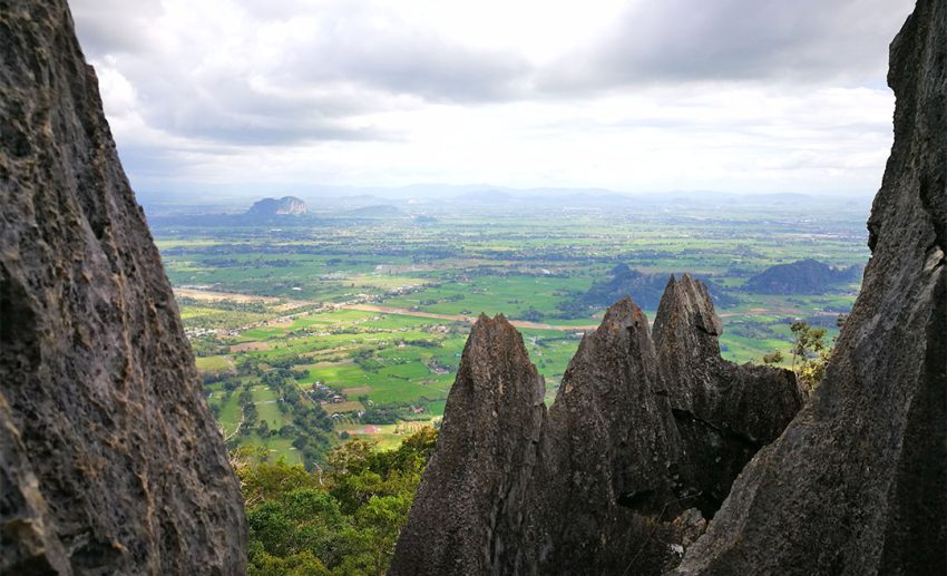 View from the top of Wang Gunung, Perlis.
