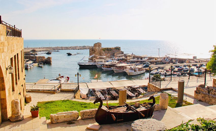 The charm of Byblos port, Lebanon