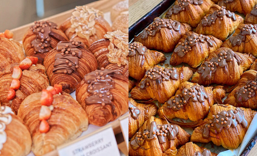 1. Flaky and sweet croissants
