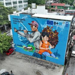Taking Human Rights Awareness To The Streets: UN Unveils Interactive Mural In Kuala Lumpur