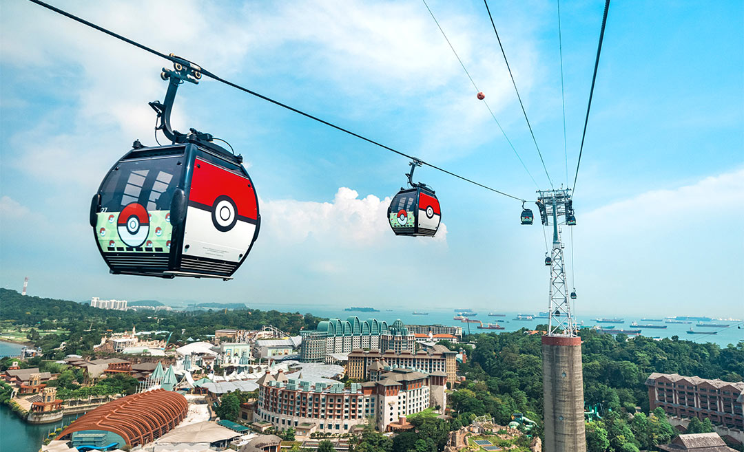 Singapore Cable Car Celebrates 50th Anniversary With Pokémon-Themed Experience