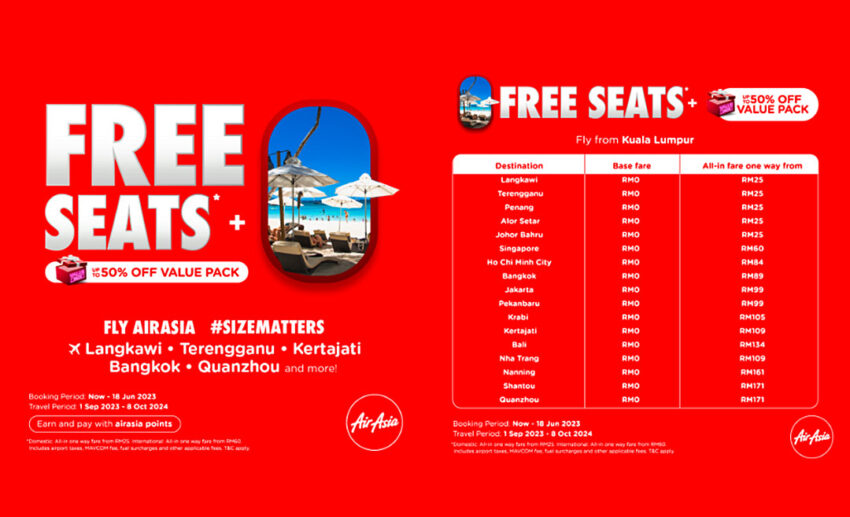 AirAsia’s back with ‘free’ seats