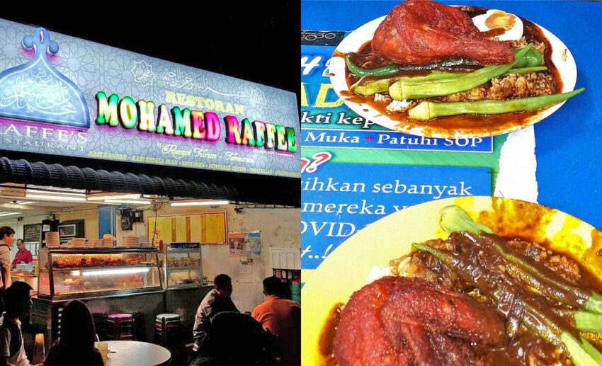 Indulging in Nasi Kandar Mohamed Rafee, Penang