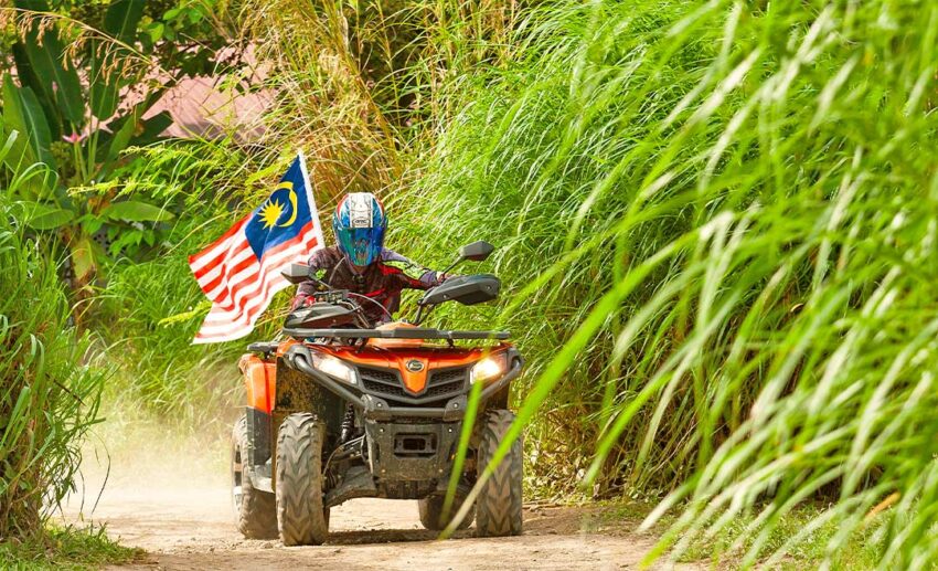 ATV bush-bashing just outside Kuala Lumpur