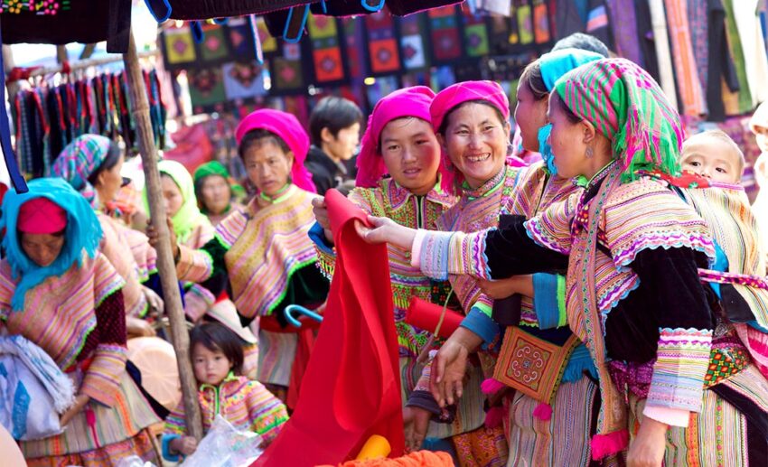 Shop at a vibrant market