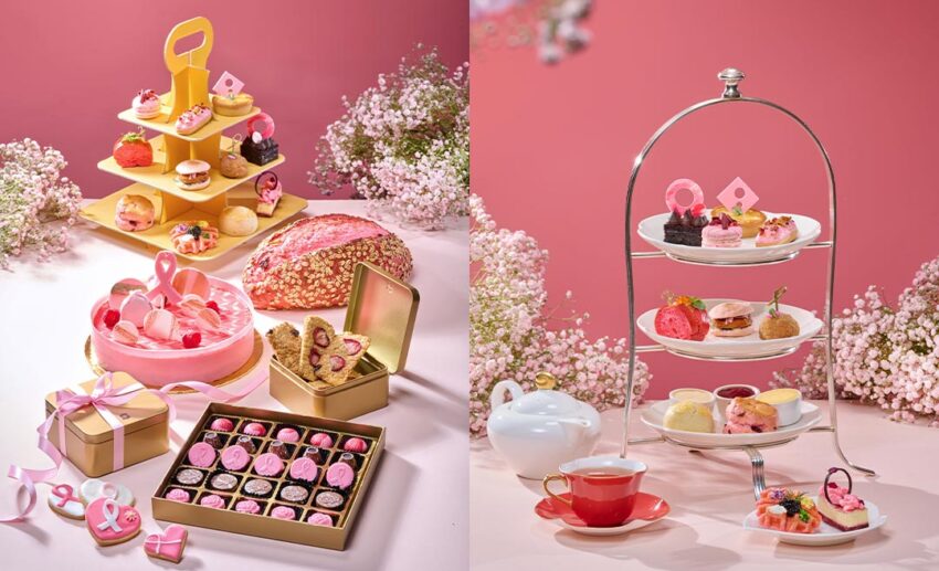 Have a Pink Afternoon Tea at the Shangri-La KL’s Lobby Lounge