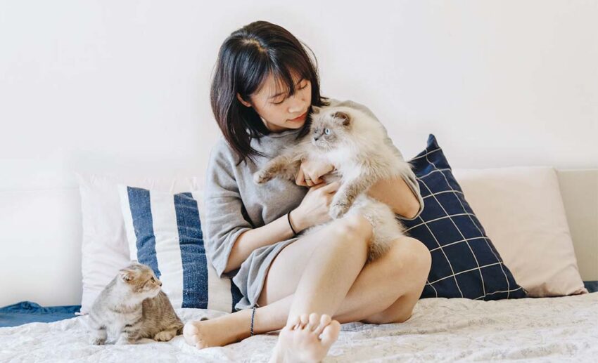 9. Spend extra time with your pets