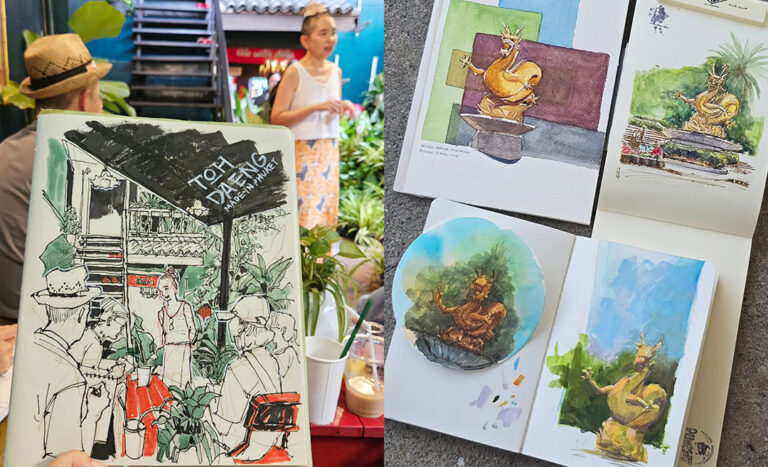 10 Must-Stop Spots In Phuket Old Town For Urban Sketchers