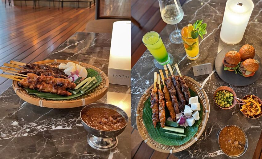 A selection of artisanal food and snacks served at SANTAI Pool Bar & Lounge, Kuala Lumpur.